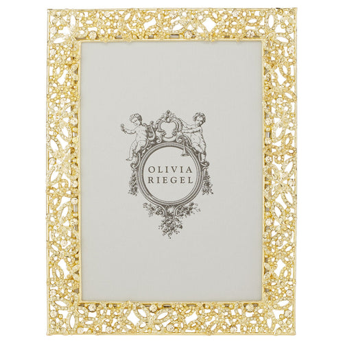 Olivia Riegel Gold Papillon with Jonquil Crystals 5