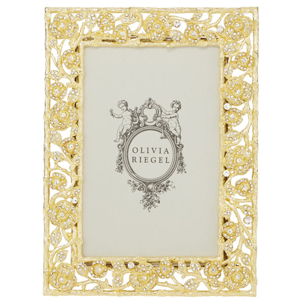 Load image into Gallery viewer, Olivia Riegel Gold Ellarose 4&quot; x 6&quot; Frame
