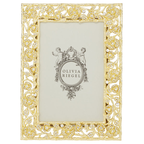 Load image into Gallery viewer, Olivia Riegel Gold Ellarose 4" x 6" Frame
