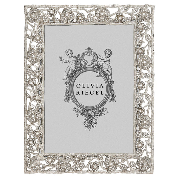 Load image into Gallery viewer, Olivia Riegel Silver Ellarose 5&quot; x 7&quot; Frame
