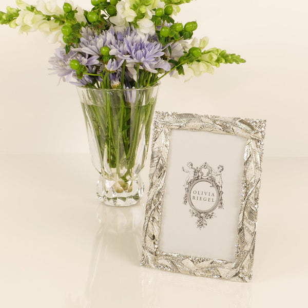 Load image into Gallery viewer, Olivia Riegel Silver Preen 5" x 7" Frame
