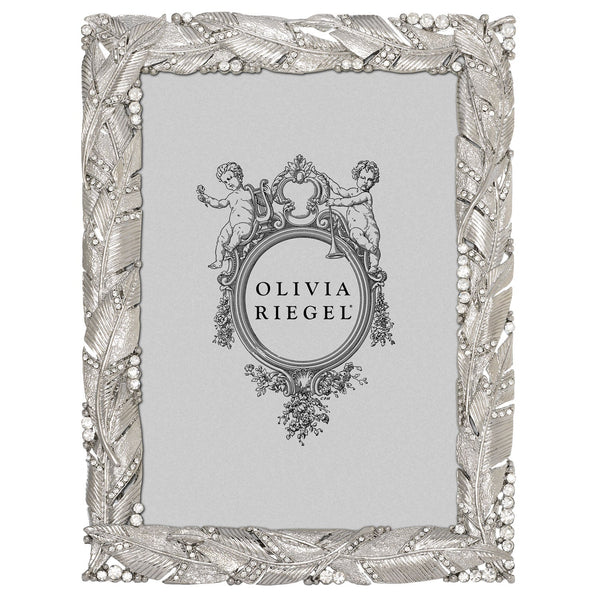 Load image into Gallery viewer, Olivia Riegel Silver Preen 5" x 7" Frame
