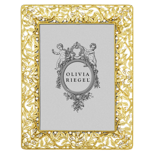 Load image into Gallery viewer, Olivia Riegel Gold Festoon 5" x 7" Frame
