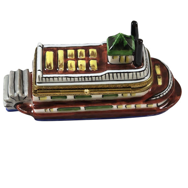 Load image into Gallery viewer, Rochard "Paddle Boat" Limoges Box
