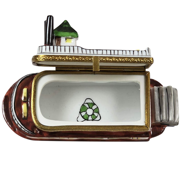Load image into Gallery viewer, Rochard "Paddle Boat" Limoges Box
