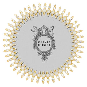 Olivia Riegel Gold Pearl Jubilee 5" Round Frame