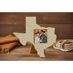 Olivia Riegel Crystal Texas 3" x 3" Frame