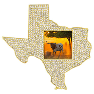 Olivia Riegel Crystal Texas 3" x 3" Frame