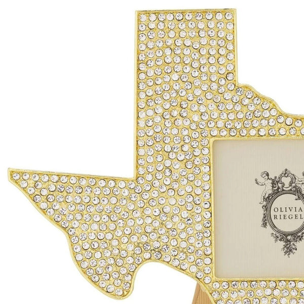 Load image into Gallery viewer, Olivia Riegel Crystal Texas 3" x 3" Frame
