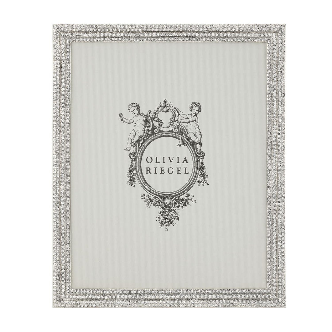 Olivia Riegel Silver Classic Crystal Pavé 8