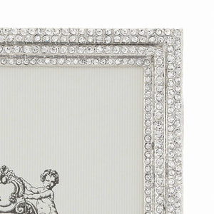 Olivia Riegel Silver Classic Crystal Pavé 8" x 10" Frame