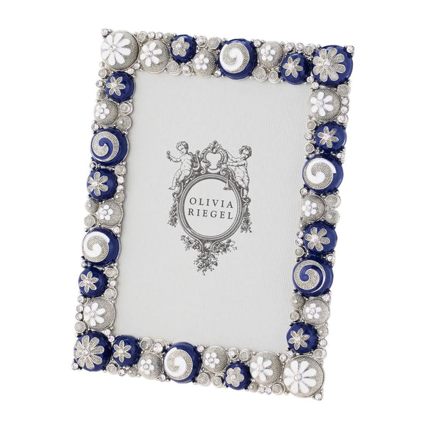 Load image into Gallery viewer, Olivia Riegel Blue &amp; White Charisma 5" x 7" Frame

