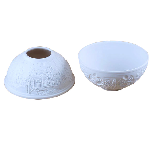 Load image into Gallery viewer, Rochard "Creche (Nativity) Votive Light - Lithosphere" Limoges Box
