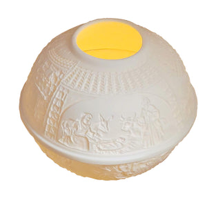 Rochard "Creche (Nativity) Votive Light - Lithosphere" Limoges Box