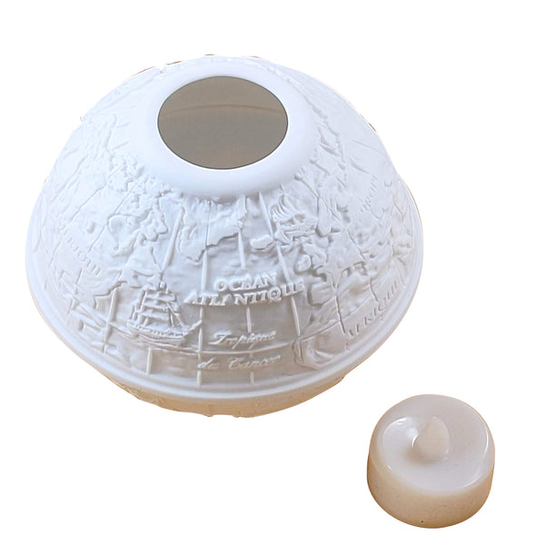 Load image into Gallery viewer, Rochard "Map Votive Light - Lithosphere" Limoges Box
