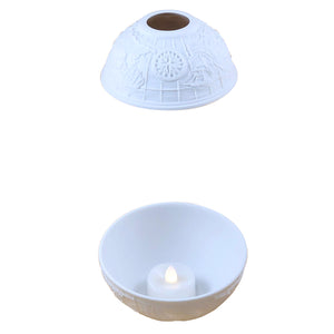 Rochard "Map Votive Light - Lithosphere" Limoges Box