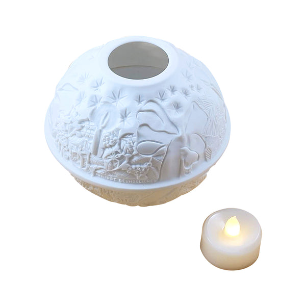 Load image into Gallery viewer, Rochard "Noel Votive Light - Lithosphere" Limoges Box
