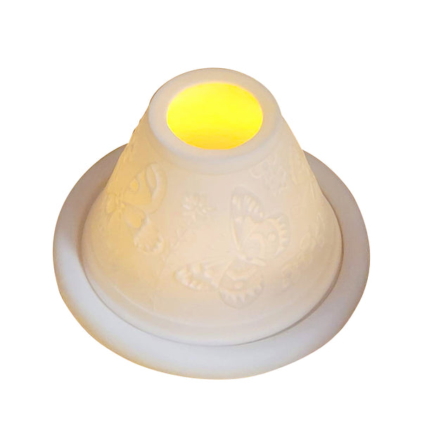 Load image into Gallery viewer, Rochard "Butterfly Votive Light - Conical" Limoges Box
