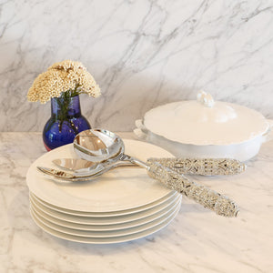 Olivia Riegel Silver Windsor Salad Serving Set