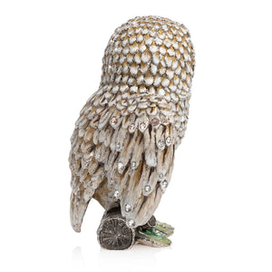 Jay Strongwater Hildy Owl 5" Figurine