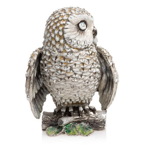 Jay Strongwater Hildy Owl 5" Figurine