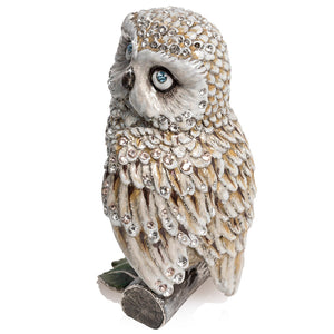 Jay Strongwater Hildy Owl 5" Figurine