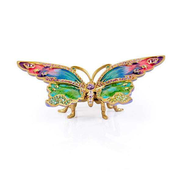 Load image into Gallery viewer, Jay Strongwater Lea Medium Butterfly Objet - Rainbow Figurine
