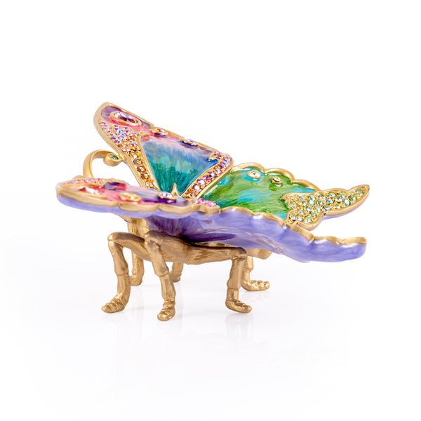 Load image into Gallery viewer, Jay Strongwater Lea Medium Butterfly Objet - Rainbow Figurine
