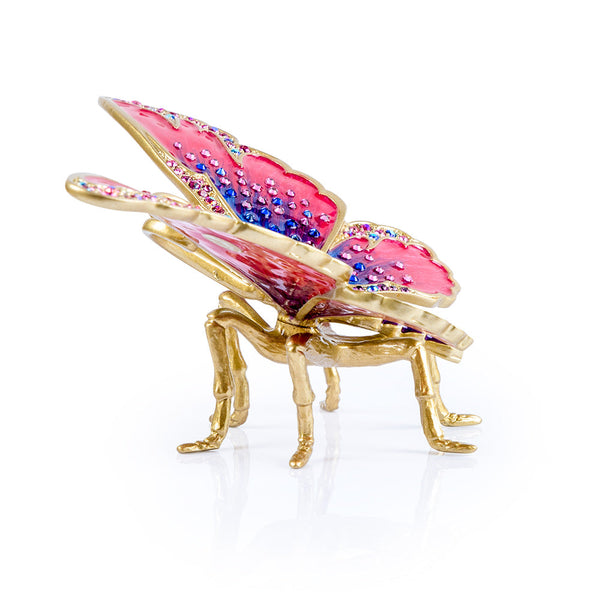 Load image into Gallery viewer, Jay Strongwater Puccini Large Butterfly Objet - Rainbow Figurine
