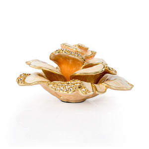 Jay Strongwater Rosie Rose Table Objet - Boudoir