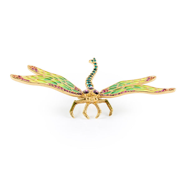 Load image into Gallery viewer, Jay Strongwater Echo Dragonfly Objet
