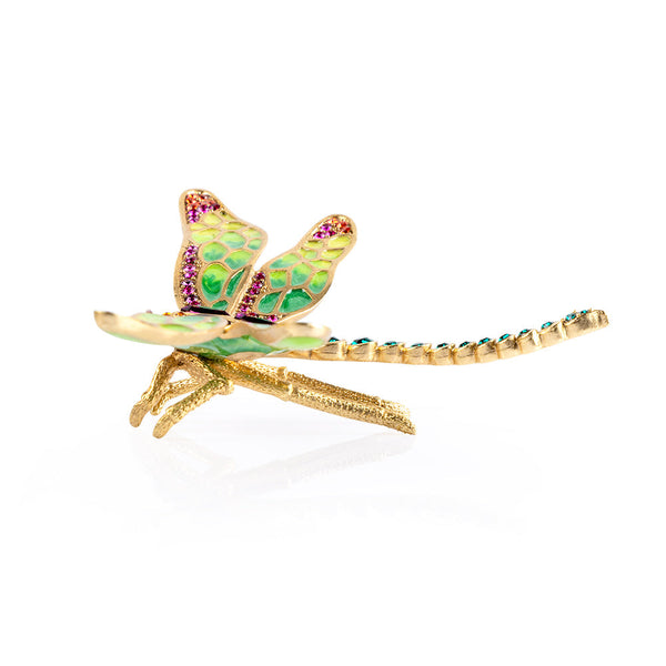 Load image into Gallery viewer, Jay Strongwater Echo Dragonfly Objet
