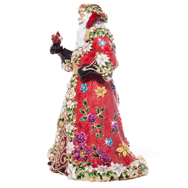 Load image into Gallery viewer, Jay Strongwater Floral Santa
