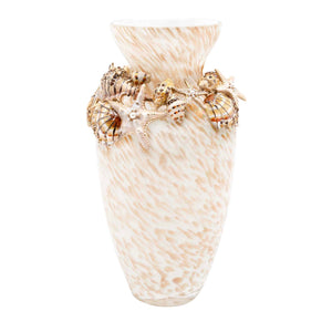 Jay Strongwater Nerina Tropical Shell Vase