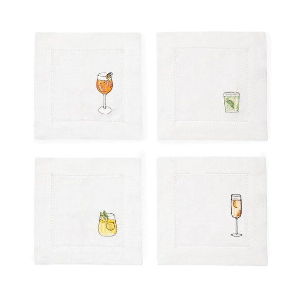 Load image into Gallery viewer, Sferra Aperitivo - 6" Cocktail Napkin, Set Of 4
