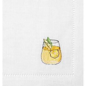Sferra Aperitivo - 6" Cocktail Napkin, Set Of 4