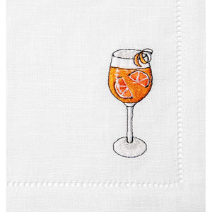 Sferra Aperitivo - 6" Cocktail Napkin, Set Of 4