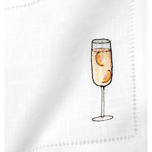 Sferra Aperitivo - 6" Cocktail Napkin, Set Of 4