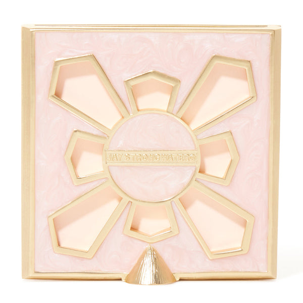 Load image into Gallery viewer, Jay Strongwater Leland Pavé Corner 2&quot; Frame - Baby Pink
