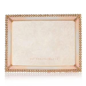 Jay Strongwater Lucas Stone Edge 5" x 7" Picture Frame - Boudoir