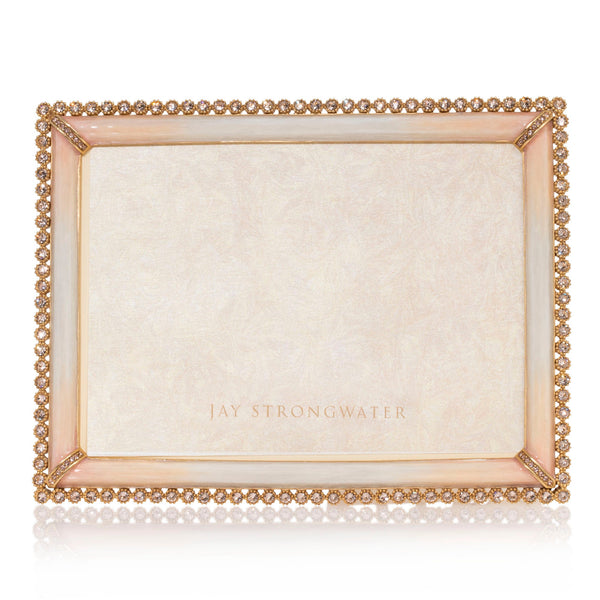 Load image into Gallery viewer, Jay Strongwater Lucas Stone Edge 5" x 7" Picture Frame - Boudoir

