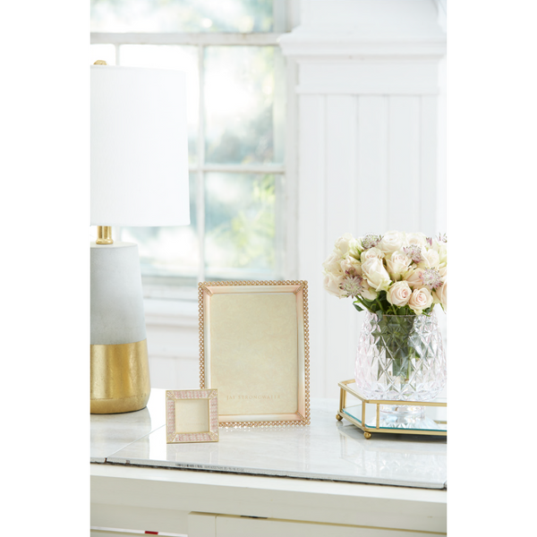 Load image into Gallery viewer, Jay Strongwater Lucas Stone Edge 5" x 7" Picture Frame - Boudoir
