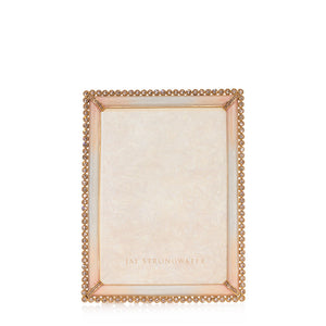 Jay Strongwater Lucas Stone Edge 5" x 7" Picture Frame - Boudoir
