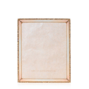 Jay Strongwater Laetitia Stone Edge 8" x 10" Picture Frame - Boudoir