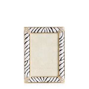 Jay Strongwater 4" x 6" Lavinia Frame - Zebra