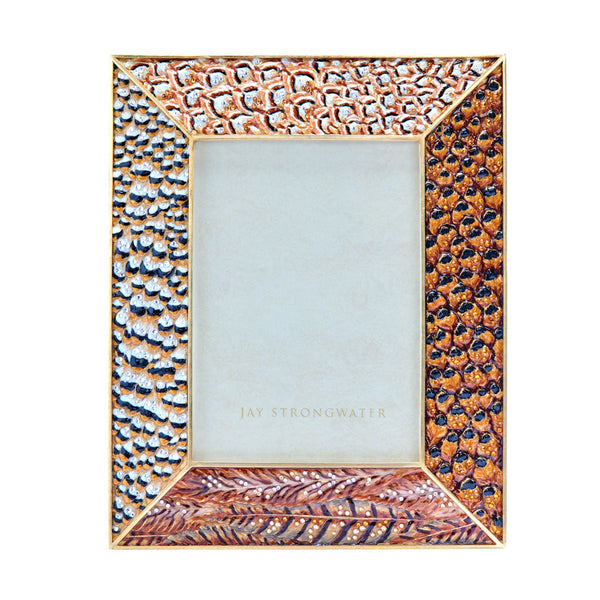 Load image into Gallery viewer, Jay Strongwater Henry 5" x 7" Pheasant Frame - Natural
