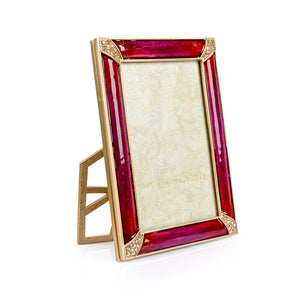 Jay Strongwater 4" x 6" Lavinia Frame - Bouquet