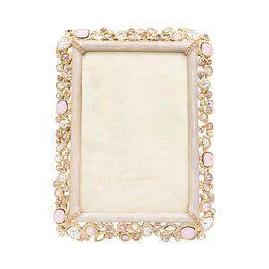 Jay Strongwater Emery Bejeweled 4" x 6" Picture Frame - Baby Pink