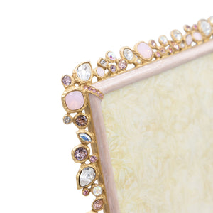 Jay Strongwater 8" x 10" Bejeweled Picture Frame - Baby Pink