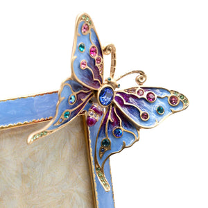 Jay Strongwater Arabella Butterfly 5" x 7" Picture Frame